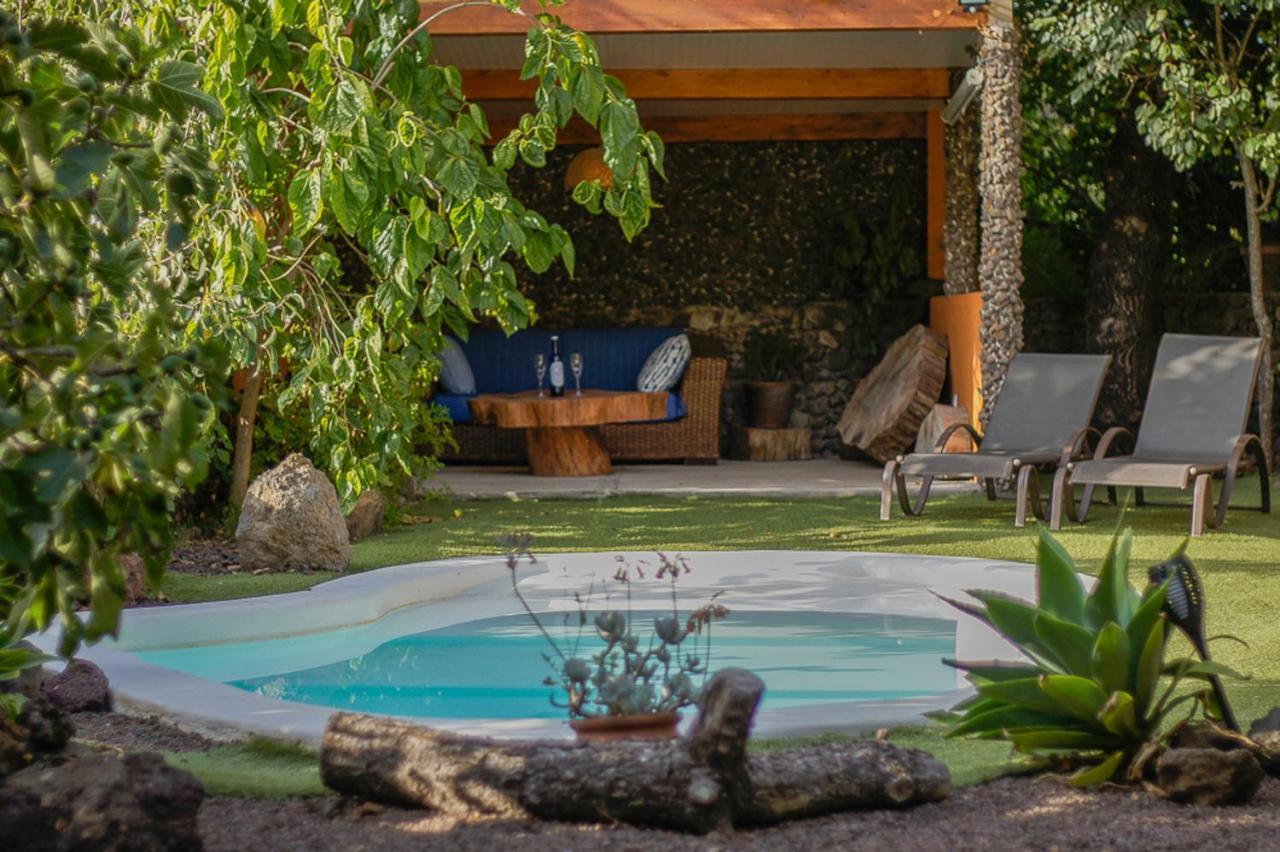 Villa Los Matos Pool And Garden Valleseco Esterno foto